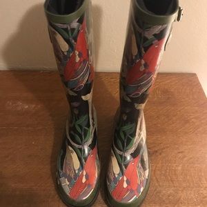 Sak Nature pattern rain boots